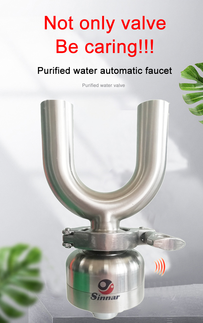 Purified water induction valve
